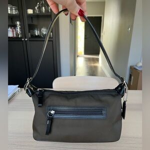 Vintage Coach Nylon Twill Mini Shoulder Bag 7450